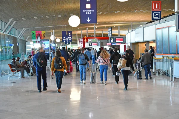 Roissy Frankrike Maj 2017 Paris Charles Gaulle Flygplatsen — Stockfoto