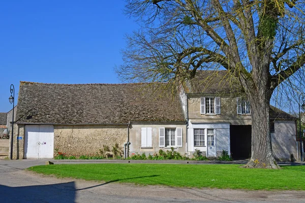 Boury Vexin Francia Aprile 2017 Pittoresco Villaggio Primavera — Foto Stock