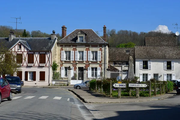 Boury Vexin Frankrijk April 2017 Het Schilderachtige Dorpje Het Voorjaar — Stockfoto