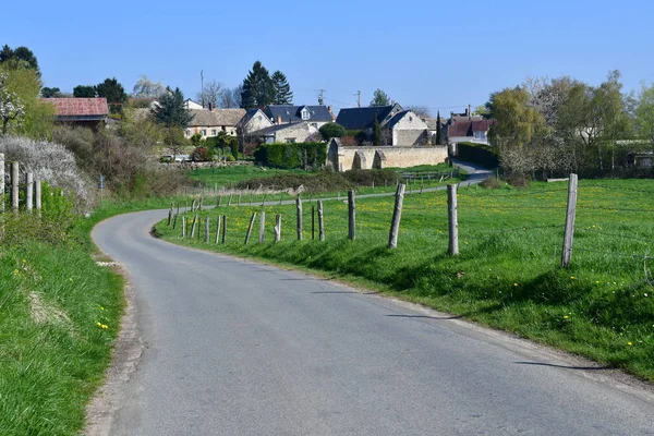 Montjavoult Fransa Nisan 2017 Bahar Pitoresk Köy — Stok fotoğraf