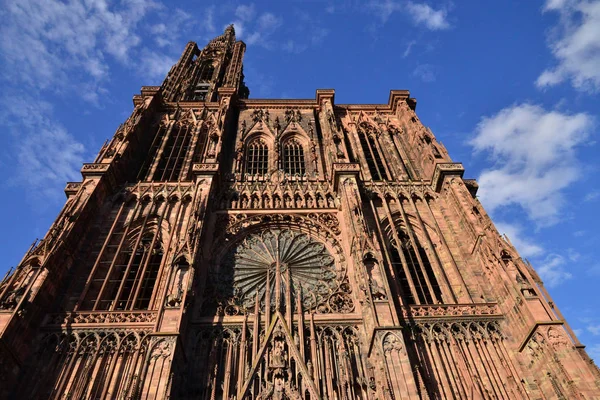 Strasbourg Frankrike Juli 2017 Domkyrkan — Stockfoto