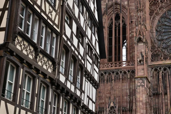 Strasbourg Frankrike Juli 2017 Domkyrkan — Stockfoto