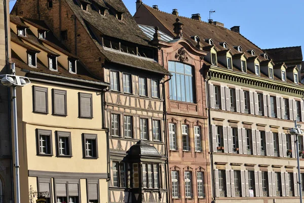 Strasbourg Frankrijk Juli 2017 Het Centrum Van Pittoreske Stad Zomer — Stockfoto