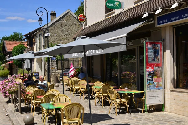 Barbizon France July 2017 Restaurant Picturesque Village — Stock Photo, Image