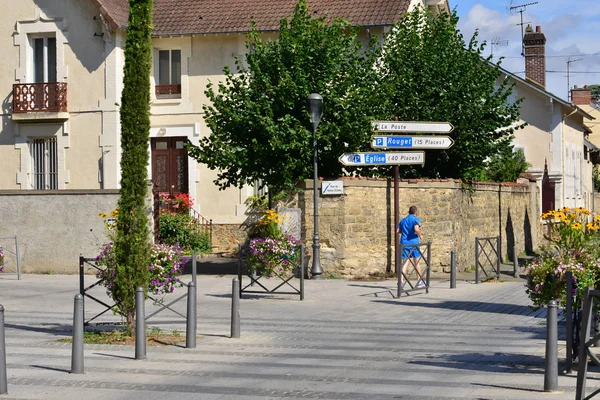 Les Mureaux Frankrijk Juli 2017 Het Centrum — Stockfoto