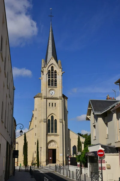 Les Mureaux Francia Julio 2017 Iglesia San Pedro San Pablo —  Fotos de Stock