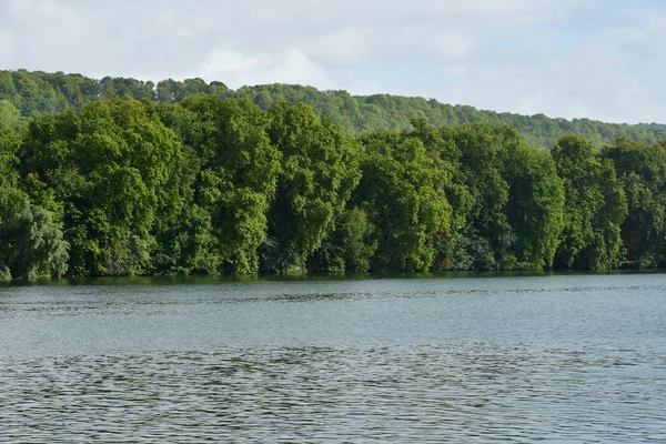 Les Mureaux France September 2017 Die Seine — Stockfoto