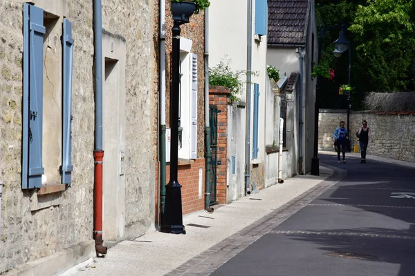 Verneuil Sur Seine France Juli 2017 Das Stadtzentrum — Stockfoto