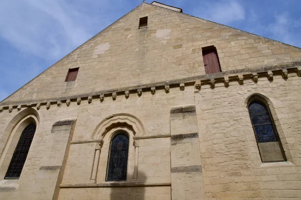 Verneuil Sur Seine France Juli 2017 Die Kirche Saint Martin — Stockfoto