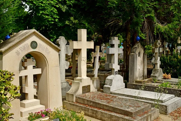 Sainte Genevieve Des Bois Francia Junio Cementerio Ruso —  Fotos de Stock