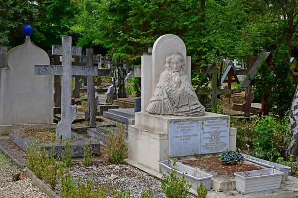 Sainte Genevieve Des Bois Francja Czerwca Rosyjski Cmentarz — Zdjęcie stockowe