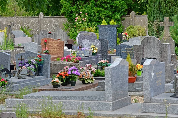 サンテジュヌヴィエーヴ フランス 6月22日17 ロシアの墓地 — ストック写真