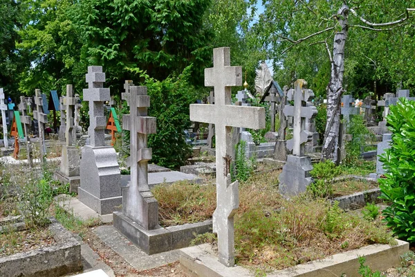 Sainte Genevieve Des Bois França Junho Cemitério Russo — Fotografia de Stock