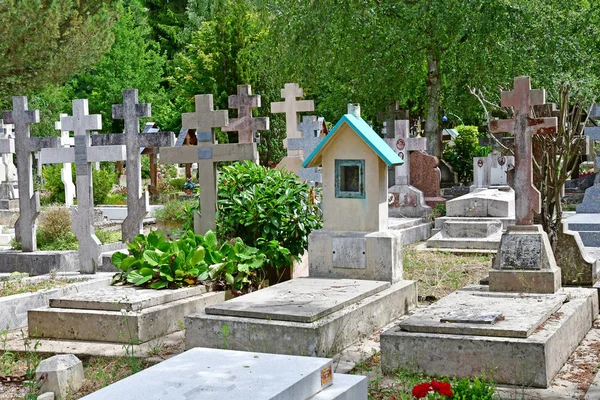 Sainte Genevieve Des Bois Frankrike Juni Den Ryska Kyrkogården — Stockfoto