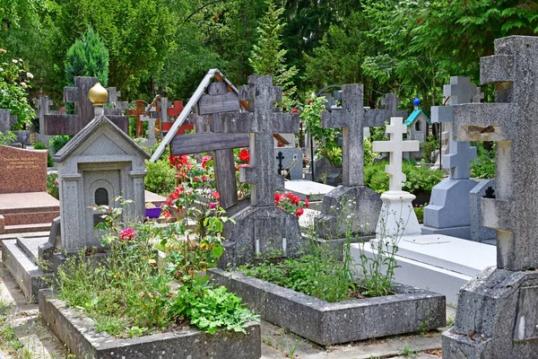 Sainte Genevieve Des Bois França Junho Cemitério Russo — Fotografia de Stock