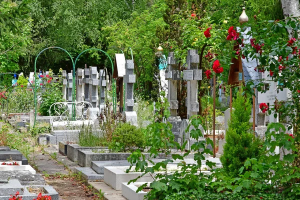 Sainte Genevieve Des Bois Francja Czerwca Rosyjski Cmentarz — Zdjęcie stockowe