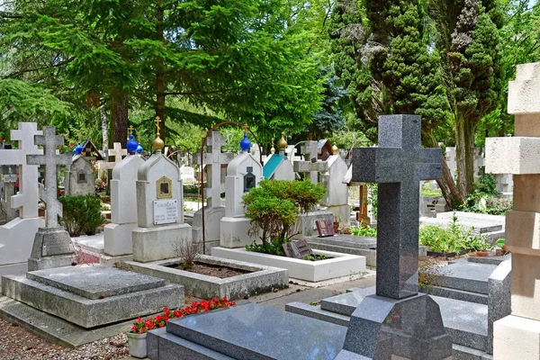 Sainte Genevieve Des Bois França Junho Cemitério Russo — Fotografia de Stock