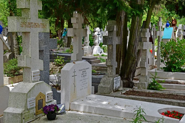 Sainte Genevieve Des Bois França Junho Cemitério Russo — Fotografia de Stock