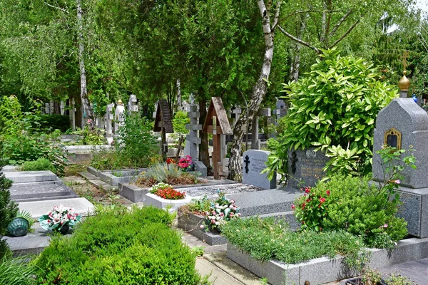 Saint Genevieve Des Bois France June Russian Cemetery — 图库照片