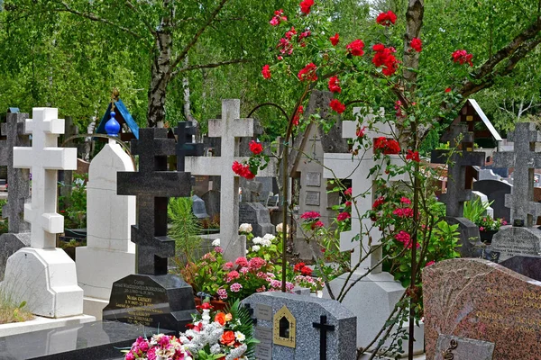 Sainte Genevieve Des Bois Francia Junio Cementerio Ruso —  Fotos de Stock