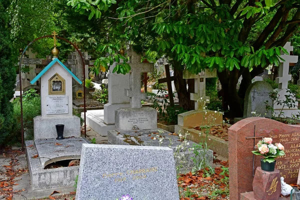 Sainte Genevieve Des Bois Frankrike Juni Den Ryska Kyrkogården — Stockfoto