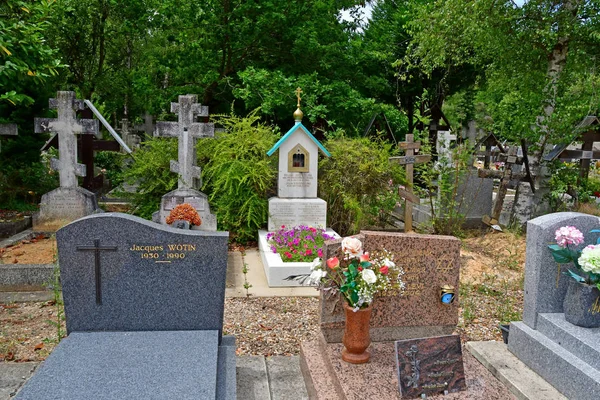 Sainte Genevieve Des Bois França Junho Cemitério Russo — Fotografia de Stock