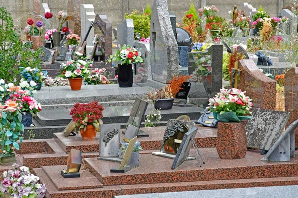 Sainte Genevieve Des Bois Frankrijk Juni Russische Begraafplaats — Stockfoto