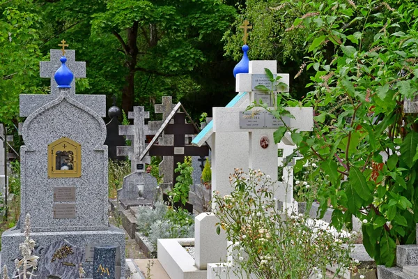 Sainte Genevieve Des Bois França Junho Cemitério Russo — Fotografia de Stock