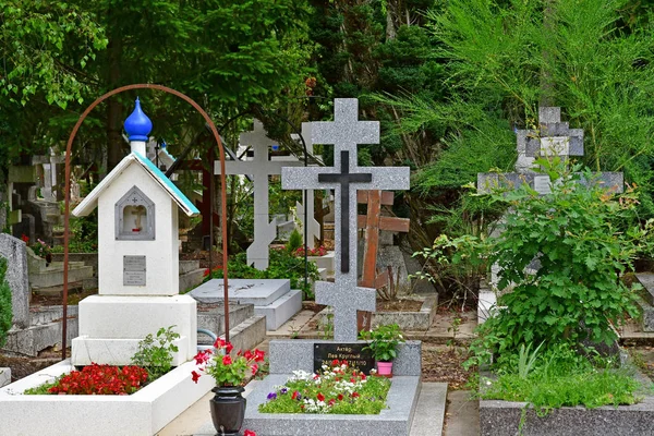 Sainte Genevieve Des Bois Francia Giugno Cimitero Russo — Foto Stock