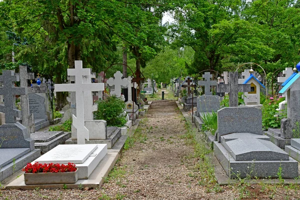 Sainte Genevieve Des Bois França Junho Cemitério Russo — Fotografia de Stock