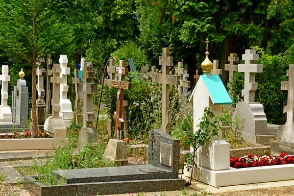 Sainte Genevieve Des Bois Francia Junio Cementerio Ruso —  Fotos de Stock