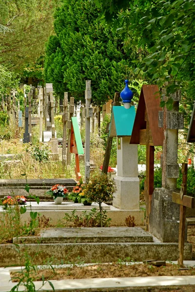 Sainte Genevieve Des Bois Frankrike Juni Den Ryska Kyrkogården — Stockfoto