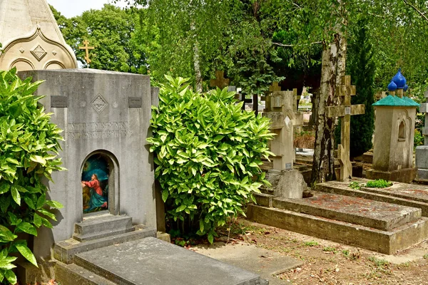 Sainte Genevieve Des Bois Francia Junio Cementerio Ruso —  Fotos de Stock