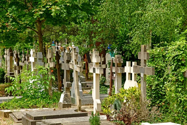 Sainte Genevieve Des Bois Frankrike Juni Den Ryska Kyrkogården — Stockfoto