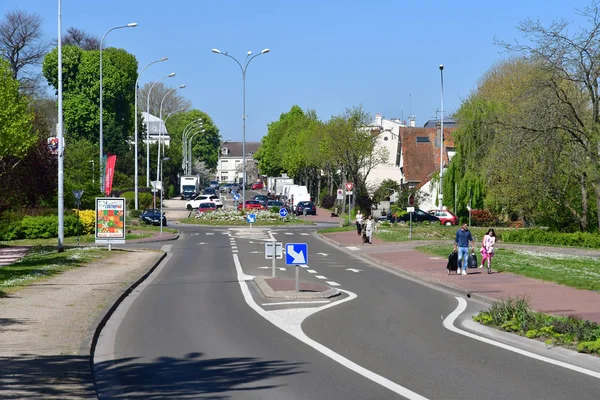 Verneuil Sur Seine Frankrijk April 2017 Het Centrum Van Pittoreske — Stockfoto