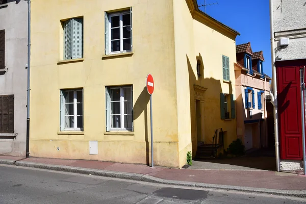 Verneuil Sur Seine Francia Aprile 2017 Pittoresco Centro Della Città — Foto Stock