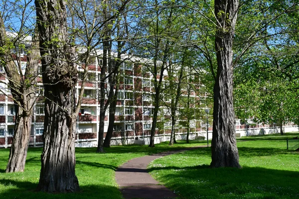 Verneuil Sur Seine Frankrijk April 2017 Het Centrum Van Pittoreske — Stockfoto