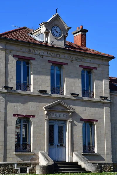Verneuil Sur Seine Frankrijk April 2017 Het Oude Stadhuis — Stockfoto