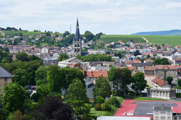 Epernay Fransa Temmuz 2016 Castellane Kuleden Görülen Şehir — Stok fotoğraf