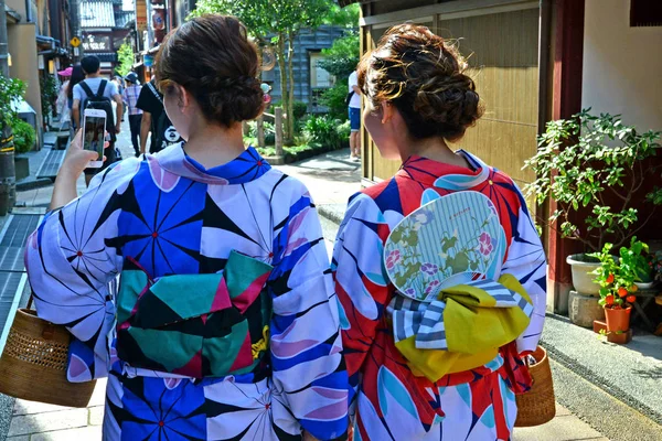 Kanazawa Giappone Agosto 2017 Vecchio Quartiere — Foto Stock