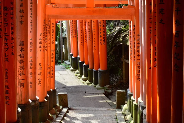 Kyoto Japón Agosto 2017 Santuario Fushimi Inari Taisha — Foto de Stock