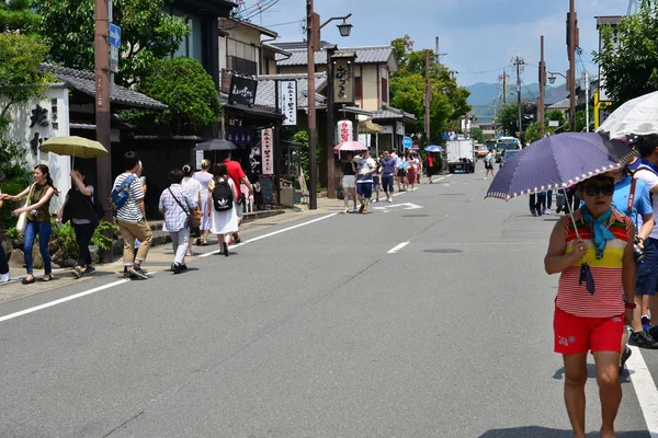 Kyoto Japón Julio 2017 Distrito Sagano Arashiyama — Foto de Stock