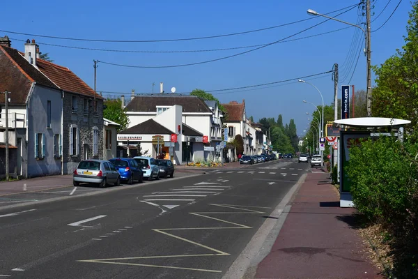 Verneuil Sur Seine Francie Duben 2017 Centrum Malebného Města — Stock fotografie