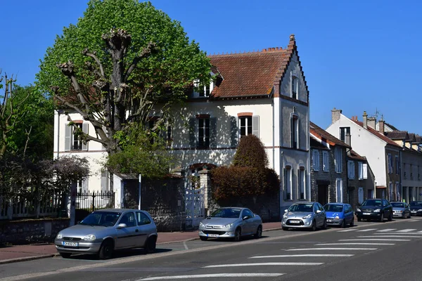 Verneuil Sur Seine Frankrijk April 2017 Het Centrum Van Pittoreske — Stockfoto