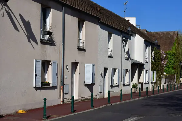 Verneuil Sur Seine Francia Abril 2017 Pintoresco Centro Ciudad — Foto de Stock