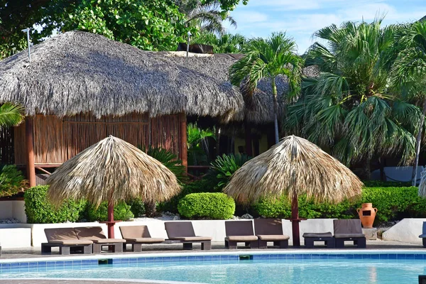 Punta Cana Dominikanische Republik Mai 2017 Pool Einem Hotel — Stockfoto