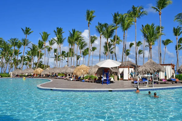 Punta Cana Dominikai Köztársaság Május 2017 Egy Hotel Medence — Stock Fotó