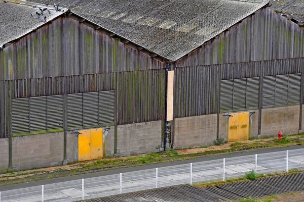 Saint Nazaire Frankrike April 2017 Gammal Fabrik — Stockfoto