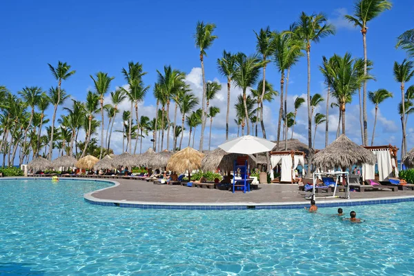 Punta Cana República Dominicana Mayo 2017 Piscina Hotel —  Fotos de Stock
