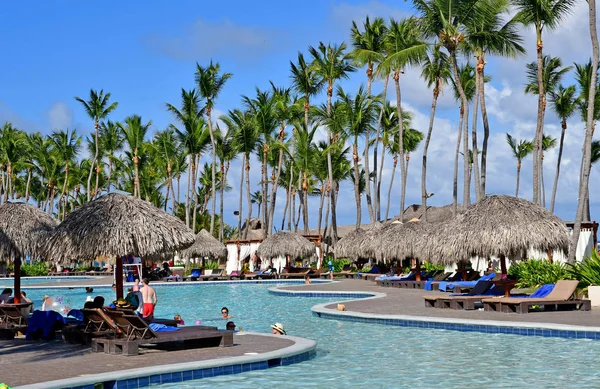 Punta Cana Dominican Republic May 2017 Pool Hotel — Stock Photo, Image